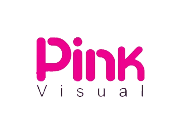 لوگوی برند پینک ویژوال | Pink visual logo