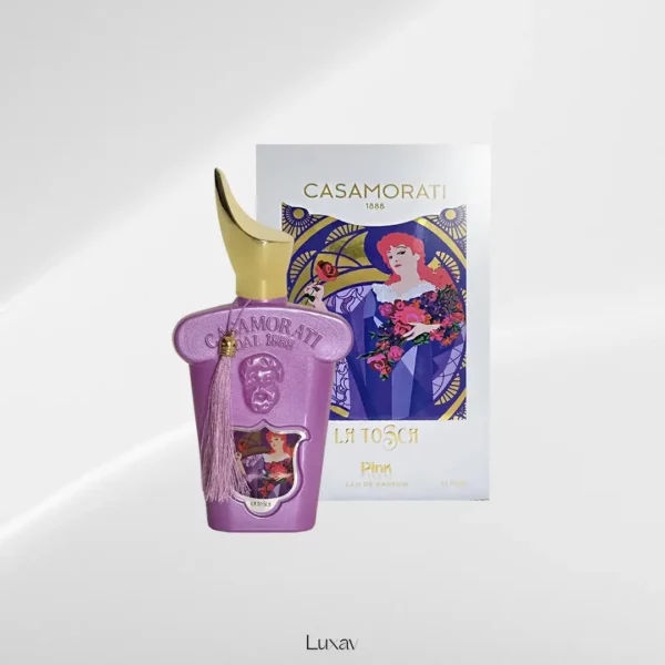 عطر طرح اصلی پینک ویژوال کازاموراتی لاتوسکا Pink Casamorati la Tosca