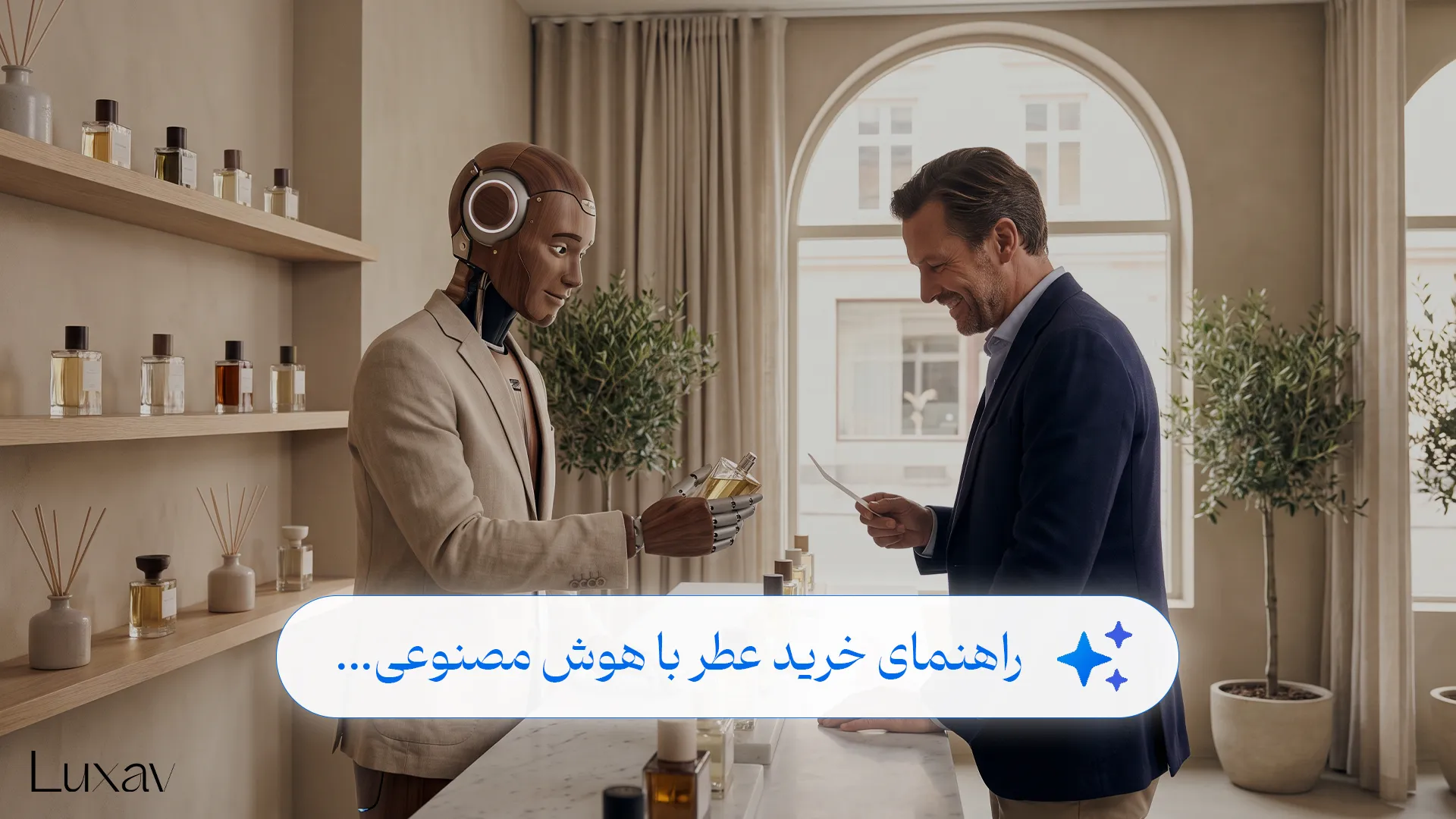 راهنمای خرید عطر با ربات هوش مصنوعی لوکساو