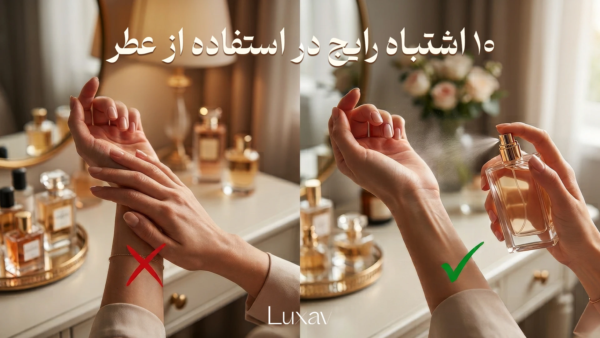 10 اشتباه رایج در استفاده از عطر که پخش بو را کم میکند